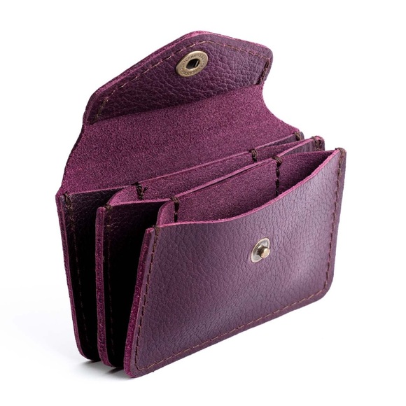 EUC💜Portland Leather LoveBug Wallet Plus Plum - Picture 3 of 11